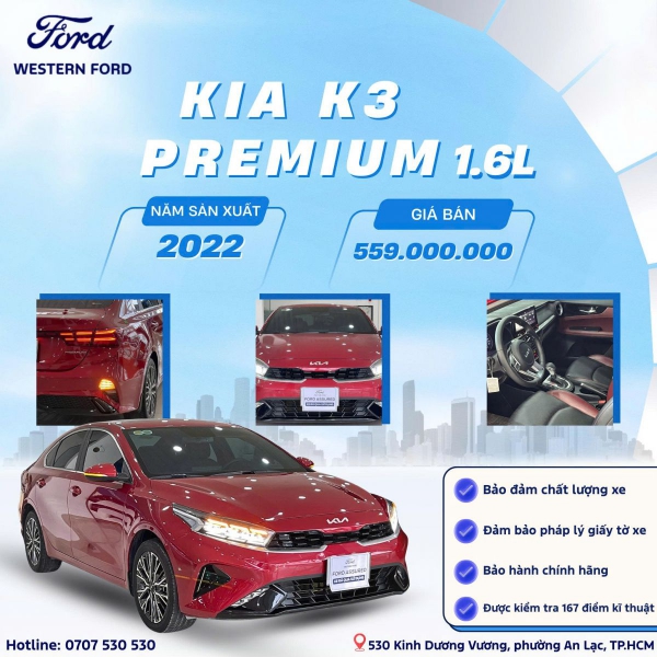 Kia K3 Premium  1.6L