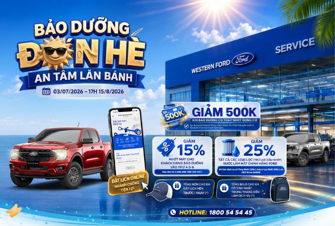  BẢO DƯỠNG ĐÓN HÈ – AN TÂM LĂN BÁNH