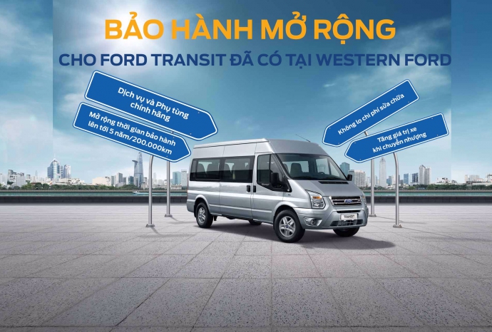 Bảo  hành mở rộng cho Ford Transit đã có tại WesternFord