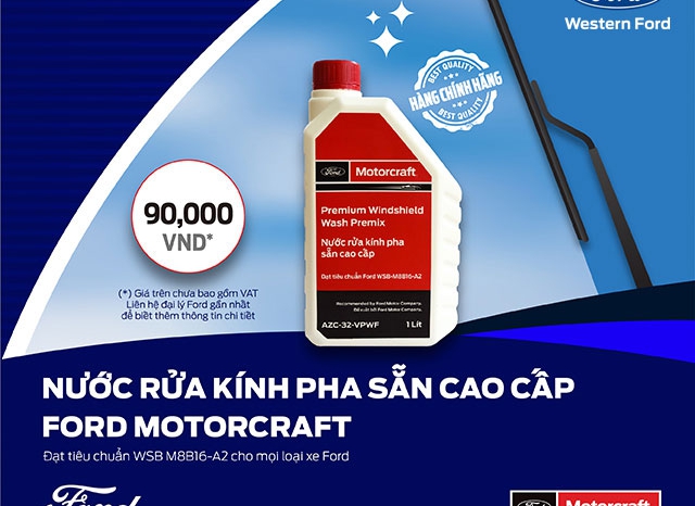 Nước Rửa Kính Pha Sẵn Cao Cấp Ford Motorcraft