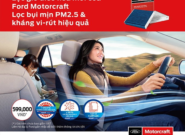 LỌC GIÓ ĐIỀU HÒA MỚI FORD MOTOCRAFT