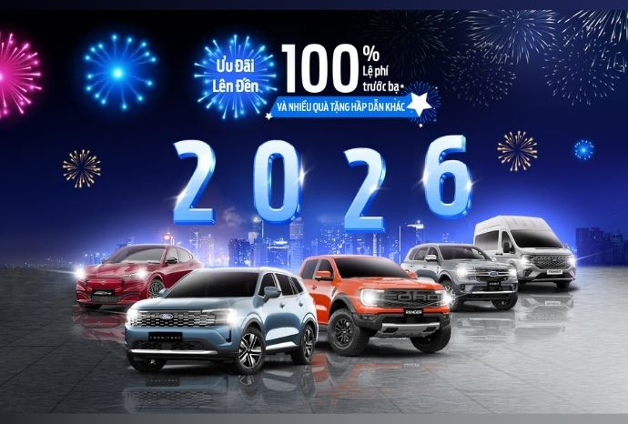 NĂM MỚI BỨT PHÁ, CÙNG FORD TIẾN XA