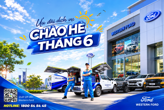 Ưu đãi dịch vụ - Chào hè tháng 6 cùng Western Ford