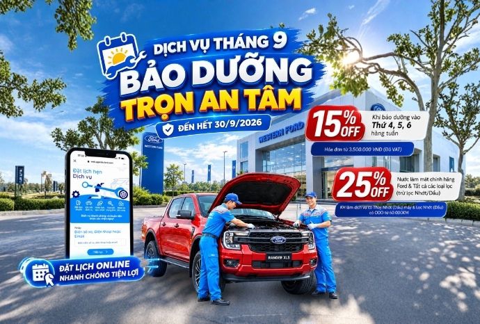 DỊCH VỤ THÁNG 9 - BẢO DƯỠNG TRỌN AN TÂM