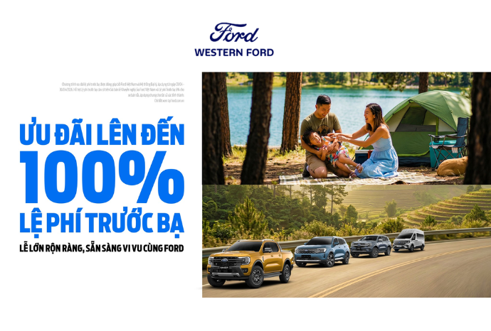 LỄ LỚN RỘN RÀNG, SẴN SÀNG VI VU CÙNG FORD