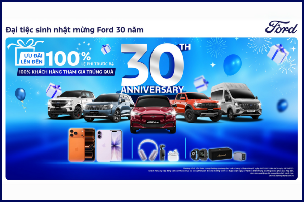 ĐẠI TIỆC SINH NHẬT MỪNG FORD 30 NĂM