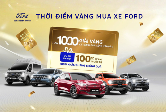 THỜI ĐIỂM VÀNG MUA XE FORD