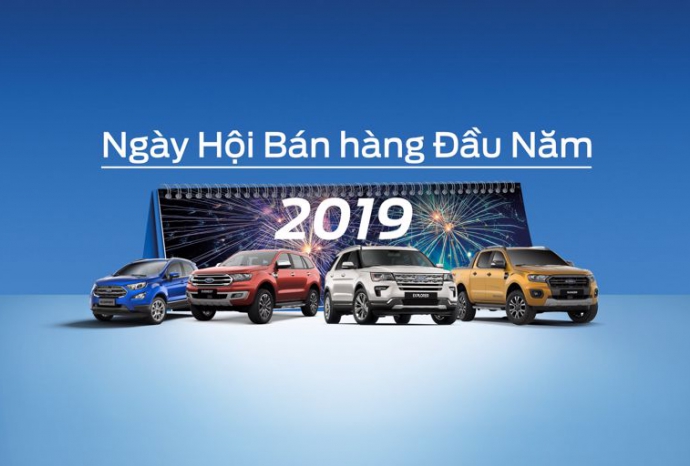 Ngày Hội Bán hàng Đầu Năm tại các Đại lý Ford trên Toàn Quốc trong Tháng 2 - Tháng 3