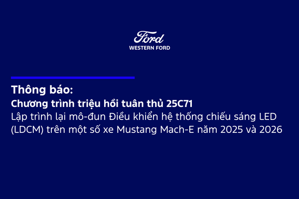 Chương trình triệu hồi tuân thủ 25C71