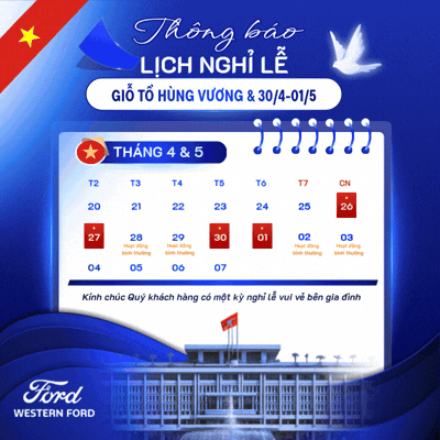 Nghỉ lễ tháng 4,5 & đặt lịch hẹn gif